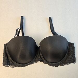NWT Victoria's Secret Dream Angels Multiway Lined Black w Lace Molded Cups 36D